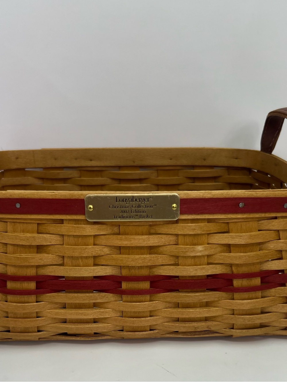 Longanerger Christmas Collection 2002 Limited Edition Traditions Basket Vintage
